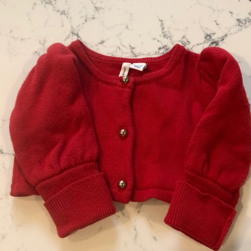Janie and jack cropped cardigan